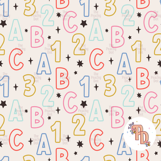 ABC 123 Pattern
