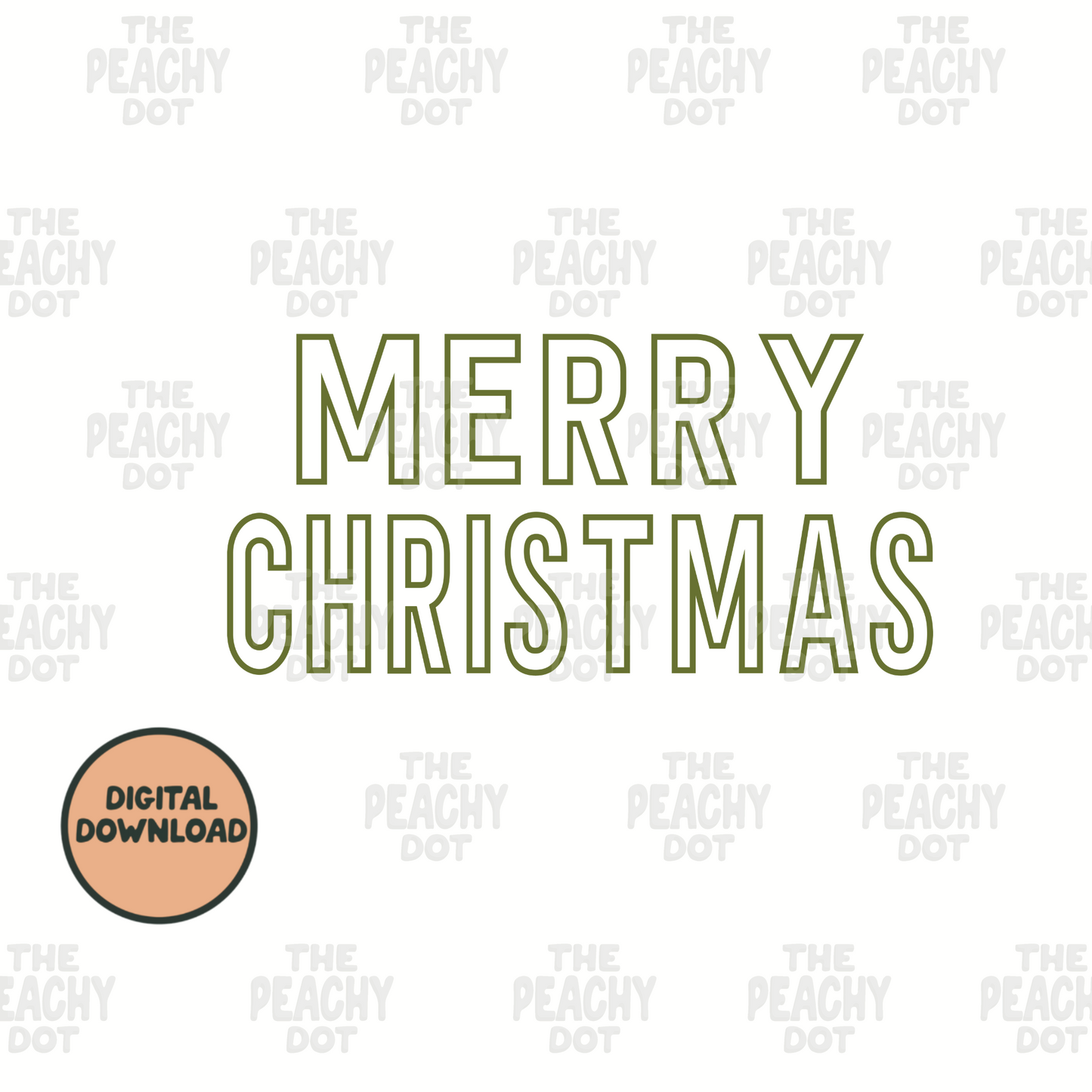 Merry Christmas Outline Png Svg