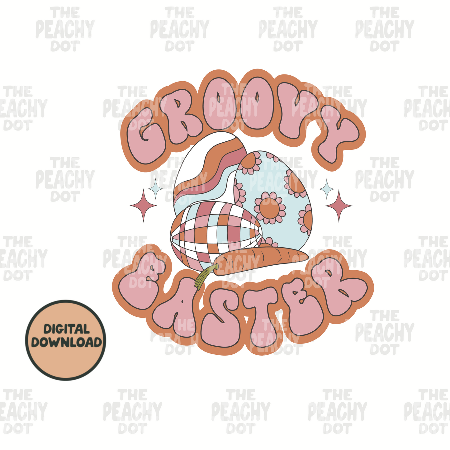 Groovy Easter Png