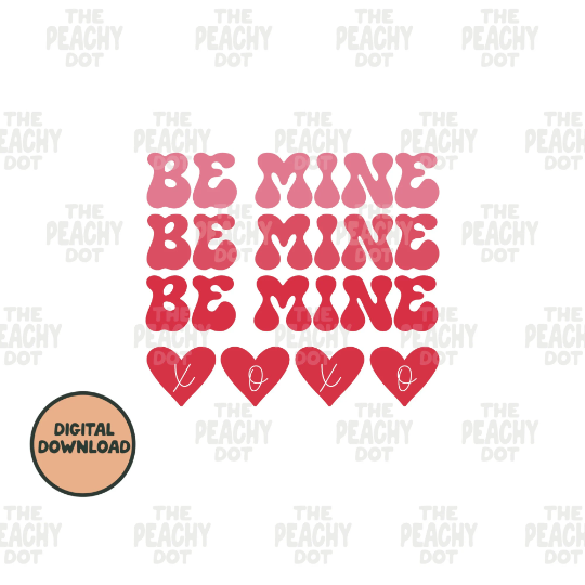 Be Mine XoXo Png Svg